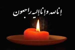 پیام تسلیت ریاست محترم پژوهشکده به مناسبت درگذشت همکار گرانقدرمان 